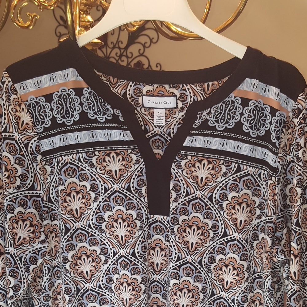 COPY - Charter Club Paisley Patterned Tunic